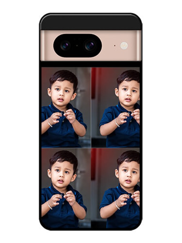 Custom Google Pixel 8 5G Custom Metal Phone Case4 Image Holder Design