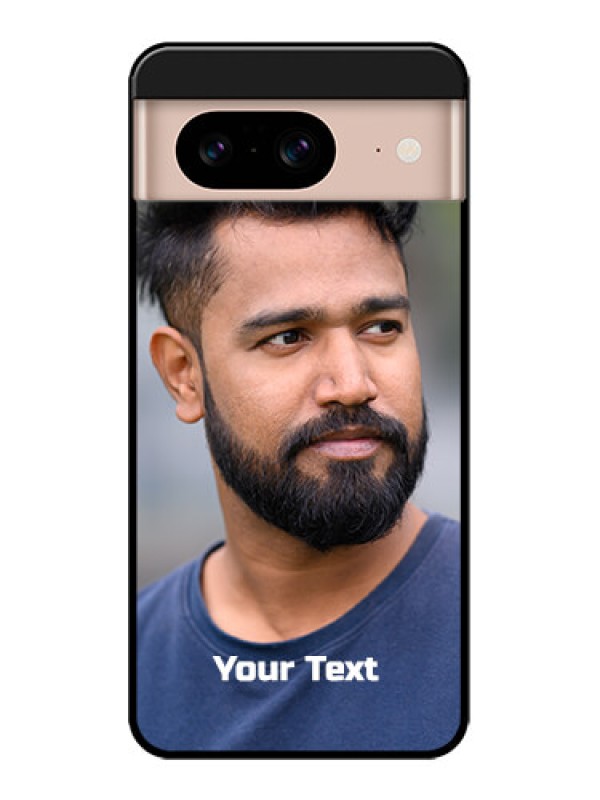 Custom Google Pixel 8 5G Custom Metal Phone CasePhoto With Text Design