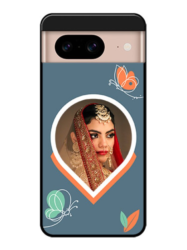 Custom Google Pixel 8 5G Custom Metal Phone CaseDroplet Butterflies Design