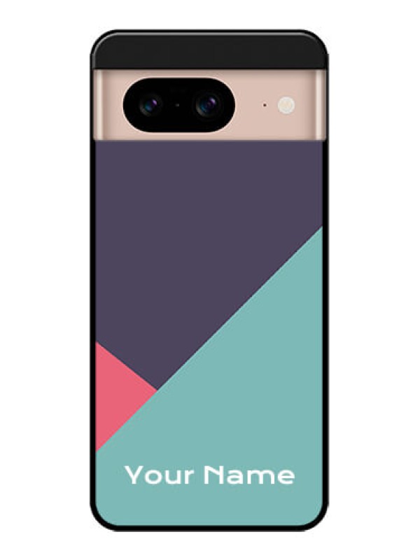 Custom Google Pixel 8 5G Custom Metal Phone CaseTri Color Abstract Design