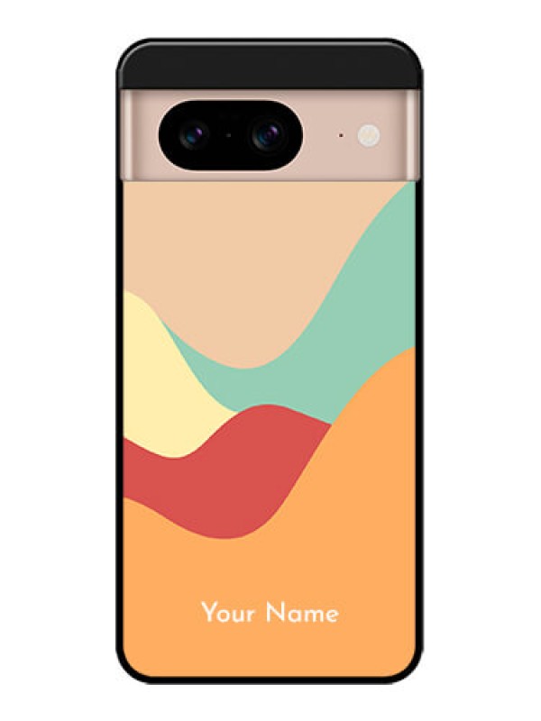 Custom Google Pixel 8 5G Custom Metal Phone CaseOcean Waves Multi - Colour Design