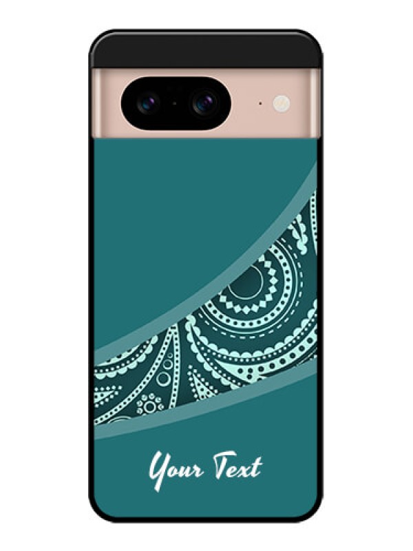 Custom Google Pixel 8 5G Custom Metal Phone CaseSemi Visible Floral Design