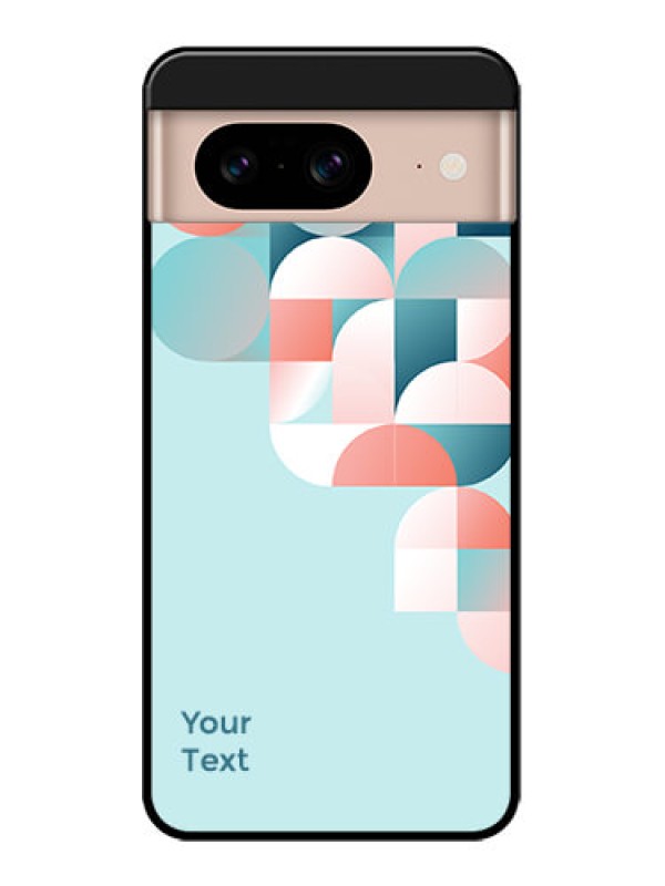 Custom Google Pixel 8 5G Custom Metal Phone CaseStylish Semi - Circle Pattern Design