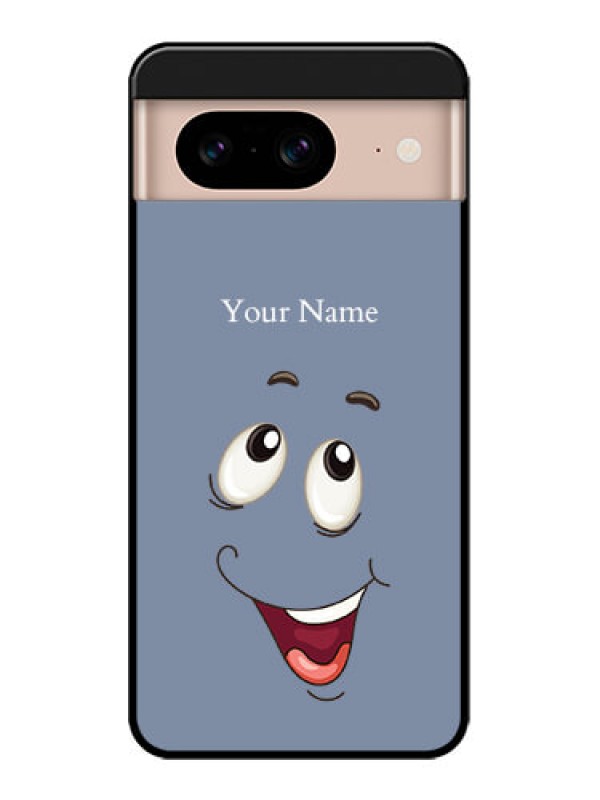 Custom Google Pixel 8 5G Custom Metal Phone CaseLaughing Cartoon Face Design