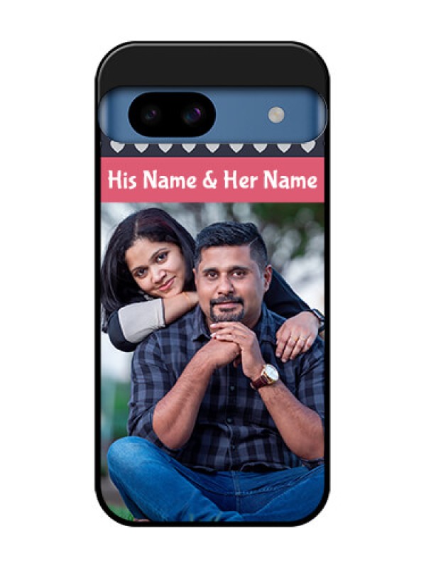 Custom Google Pixel 8A 5G Custom Metal Phone CaseLove Symbols Design