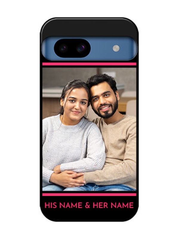 Custom Google Pixel 8A 5G Custom Metal Phone CaseWith Add Text Design