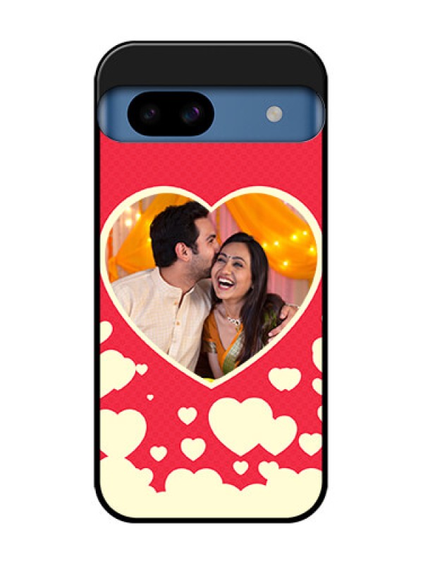 Custom Google Pixel 8A 5G Custom Metal Phone CaseLove Symbols Phone Cover Design