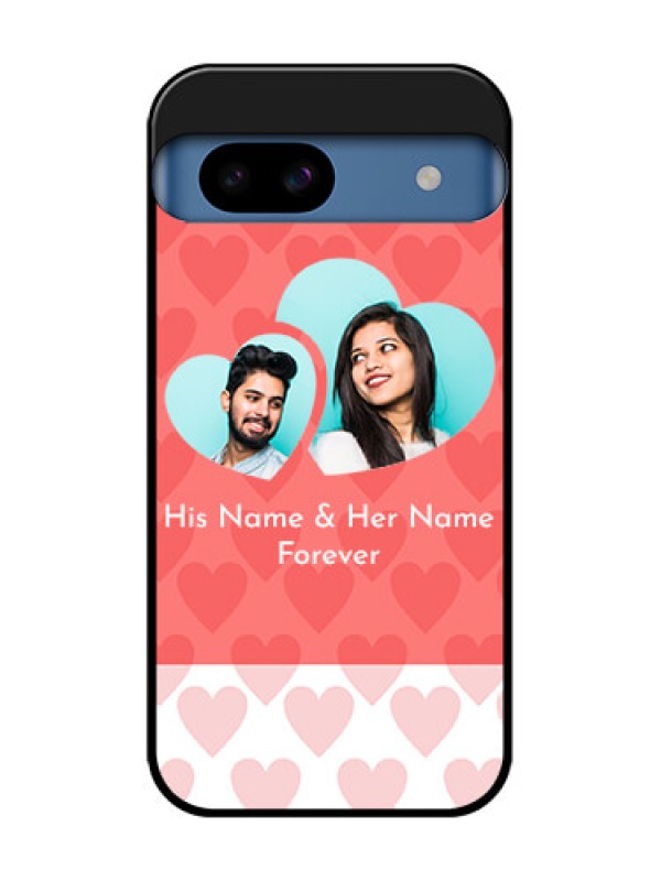 Custom Google Pixel 8A 5G Custom Metal Phone CaseCouple Pic Upload Design