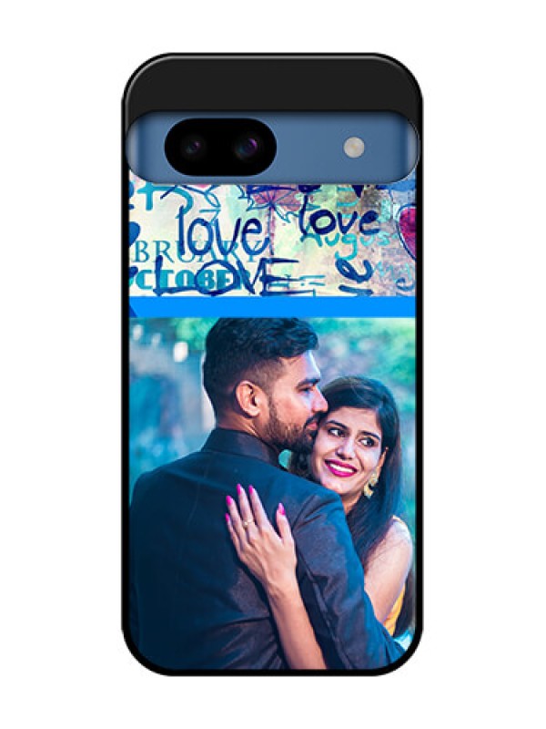 Custom Google Pixel 8A 5G Custom Metal Phone CaseColorful Love Design