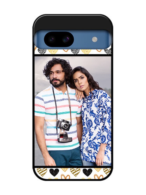 Custom Google Pixel 8A 5G Custom Metal Phone CaseLove Symbol Design