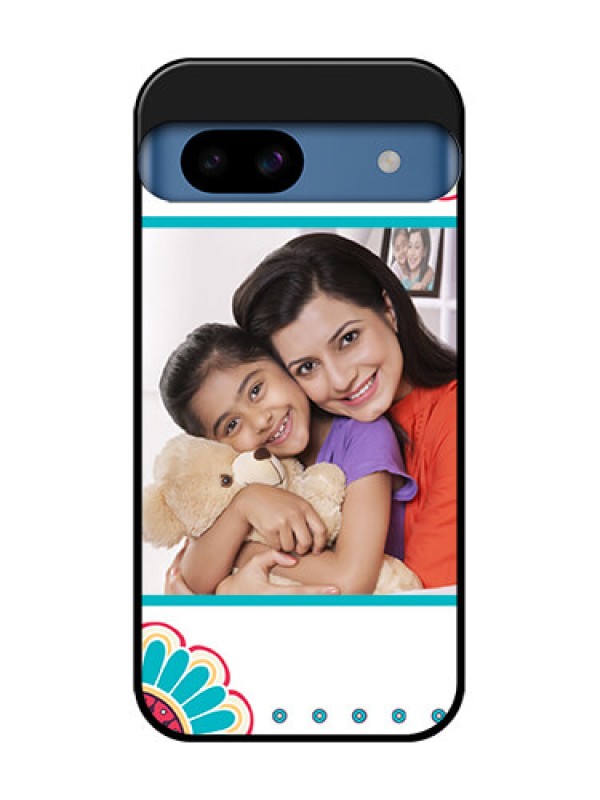 Custom Google Pixel 8A 5G Custom Metal Phone CaseFlower Design