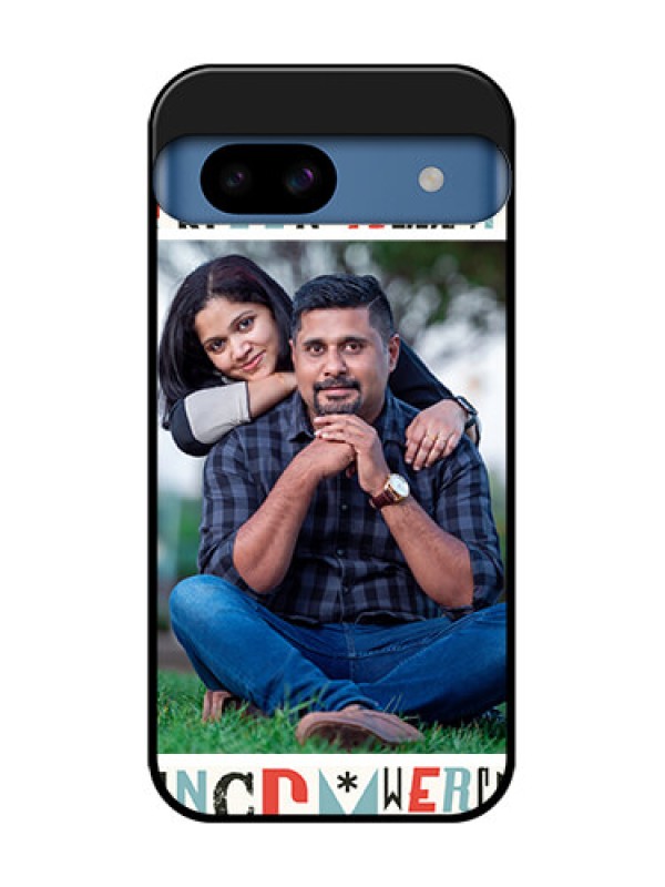 Custom Google Pixel 8A 5G Custom Metal Phone CaseAlphabet Design