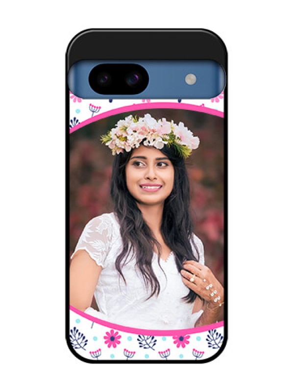 Custom Google Pixel 8A 5G Custom Metal Phone CaseColorful Flower Design