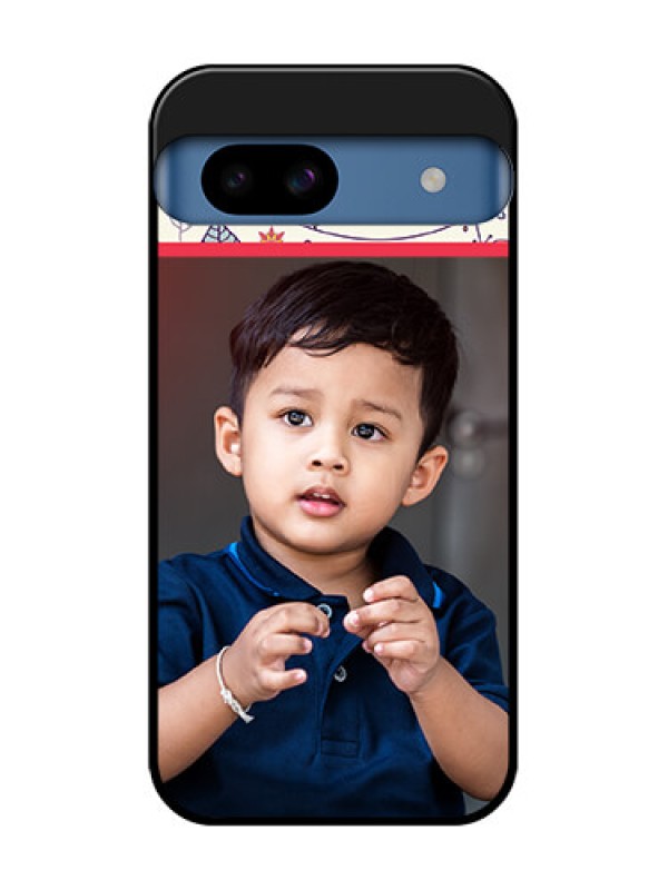 Custom Google Pixel 8A 5G Custom Metal Phone CasePremium Floral Design