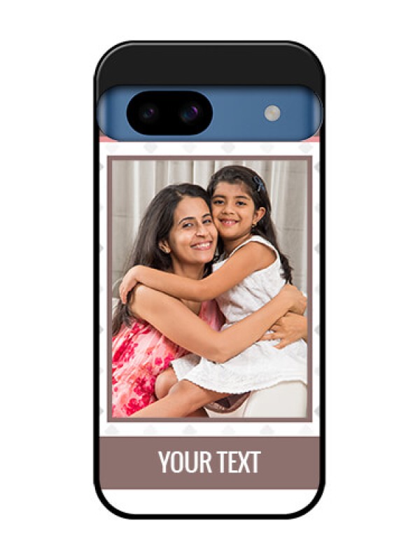 Custom Google Pixel 8A 5G Custom Metal Phone CaseSimple Diamond Design