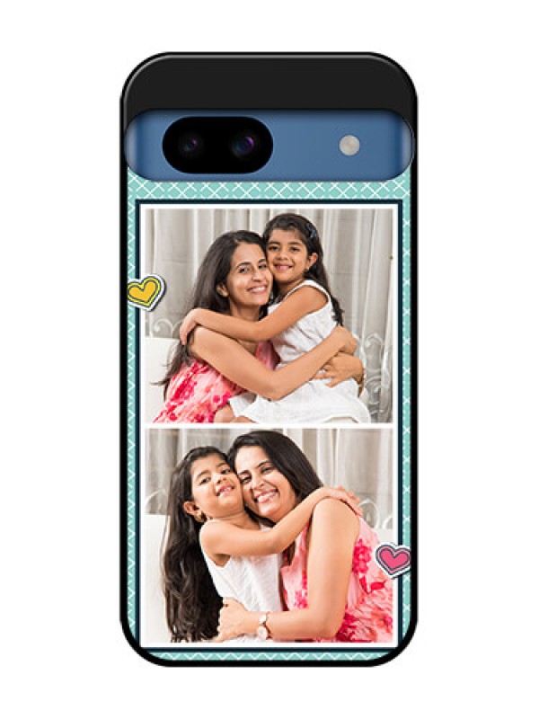 Custom Google Pixel 8A 5G Custom Metal Phone Case2 Image Holder With Pattern Design