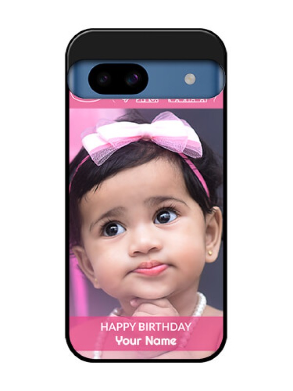 Custom Google Pixel 8A 5G Custom Metal Phone CaseWith Birthday Line Art Design