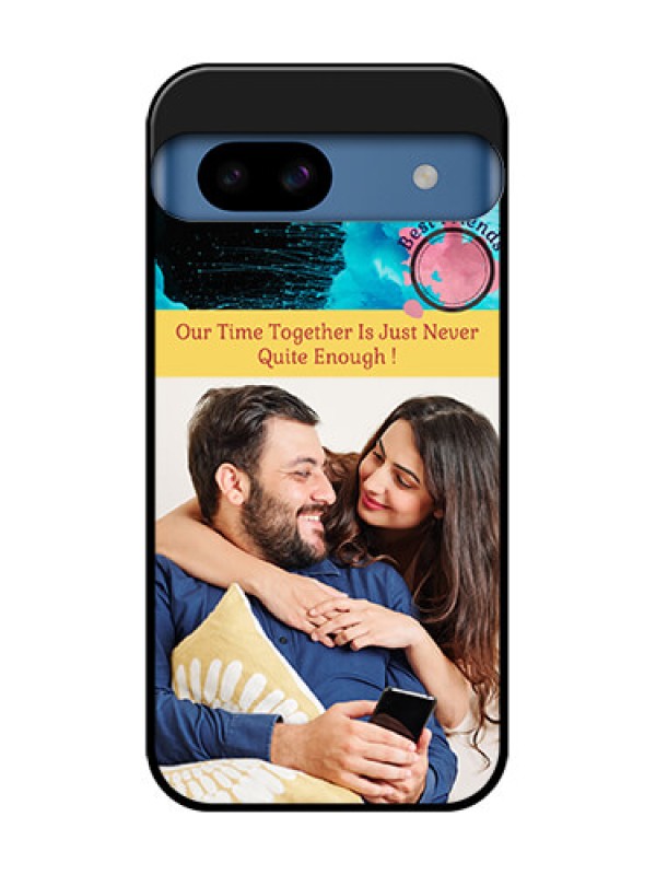 Custom Google Pixel 8A 5G Custom Metal Phone CaseQuote With Acrylic Painting Design