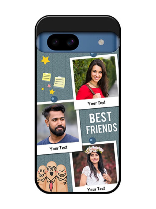 Custom Google Pixel 8A 5G Custom Metal Phone CaseSticky Frames And Friendship Design