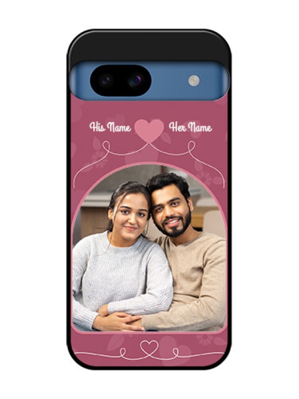 Custom Google Pixel 8A 5G Custom Metal Phone CaseLove Floral Design