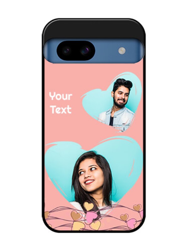 Custom Google Pixel 8A 5G Custom Metal Phone CaseLove Doodle Design