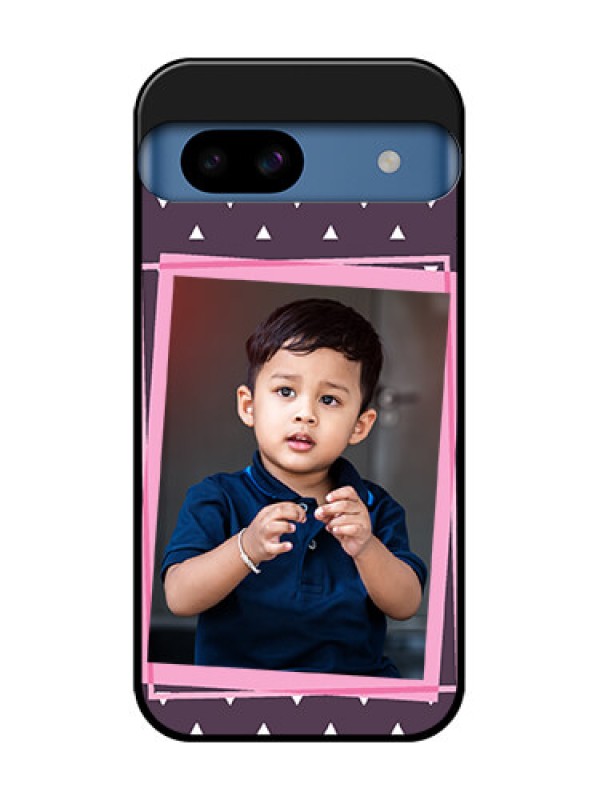 Custom Google Pixel 8A 5G Custom Metal Phone CaseTriangle Pattern Dotted Design