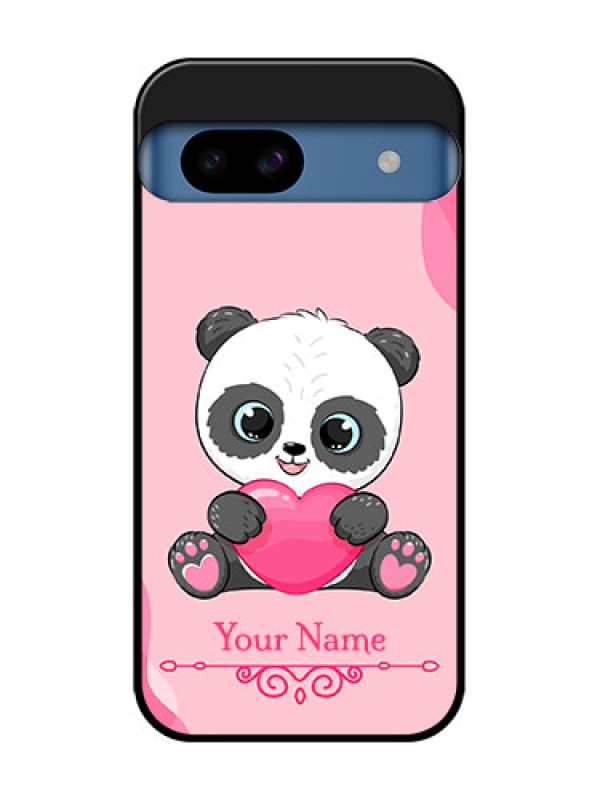 Custom Google Pixel 8A 5G Custom Metal Phone CaseCute Panda Design