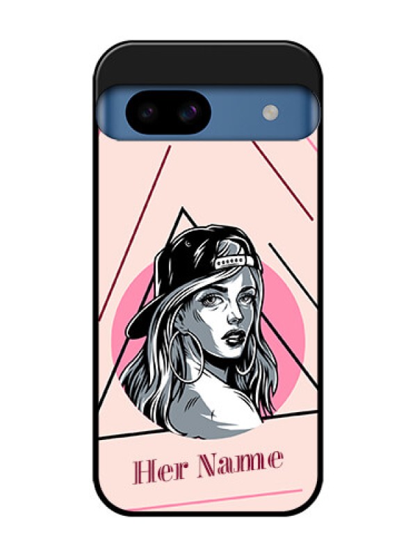 Custom Google Pixel 8A 5G Custom Metal Phone CaseRockstar Girl Design