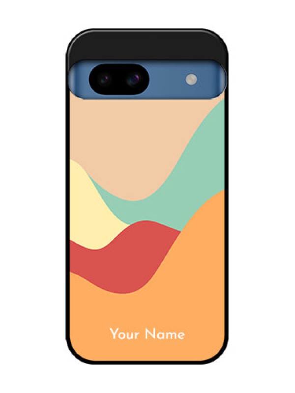 Custom Google Pixel 8A 5G Custom Metal Phone CaseOcean Waves Multi - Colour Design