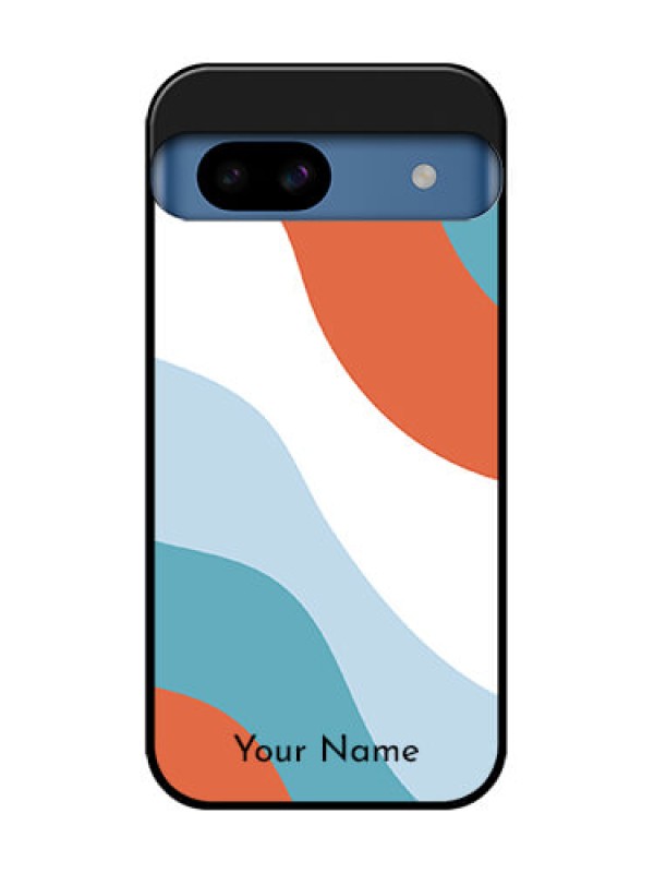 Custom Google Pixel 8A 5G Custom Metal Phone CaseColoured Waves Design