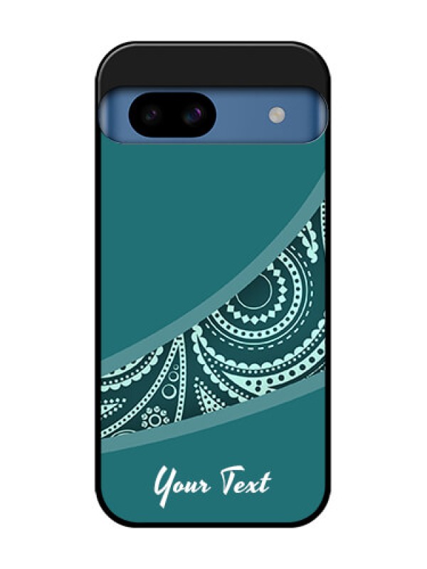 Custom Google Pixel 8A 5G Custom Metal Phone CaseSemi Visible Floral Design