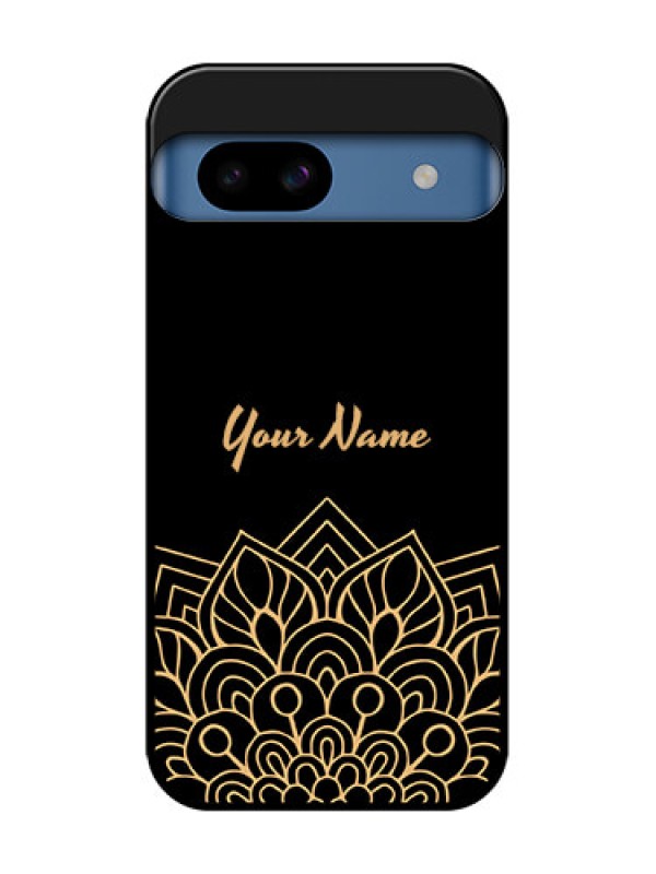 Custom Google Pixel 8A 5G Custom Metal Phone CaseGolden Mandala Design