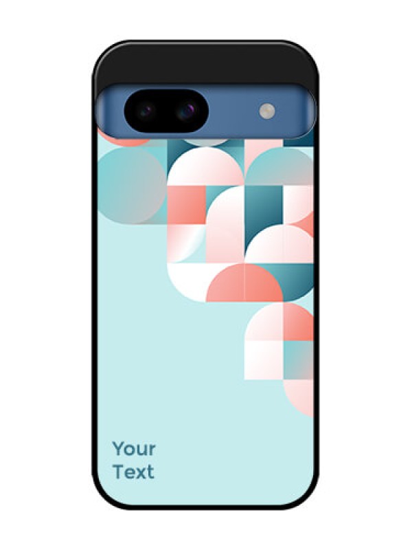 Custom Google Pixel 8A 5G Custom Metal Phone CaseStylish Semi - Circle Pattern Design