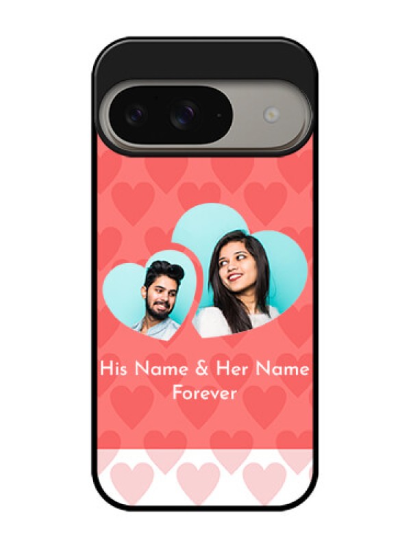Custom Google Pixel 9 5G Custom Metal Phone Case - Couple Pic Upload Design