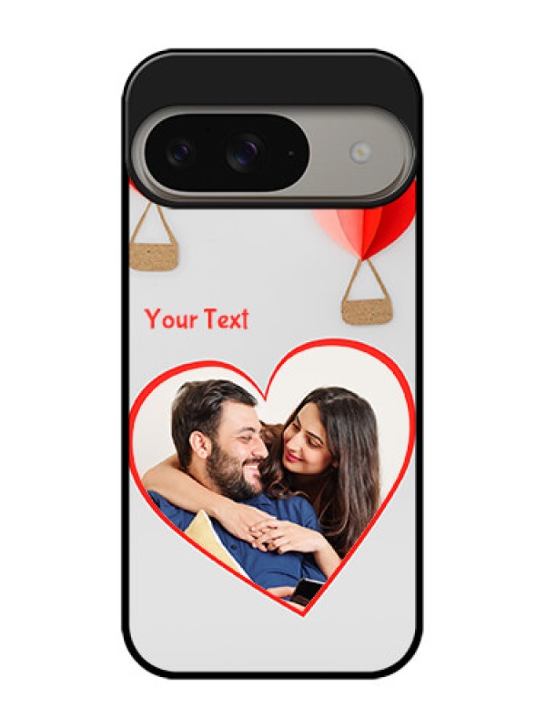 Custom Google Pixel 9 5G Custom Metal Phone Case - Parachute Love Design