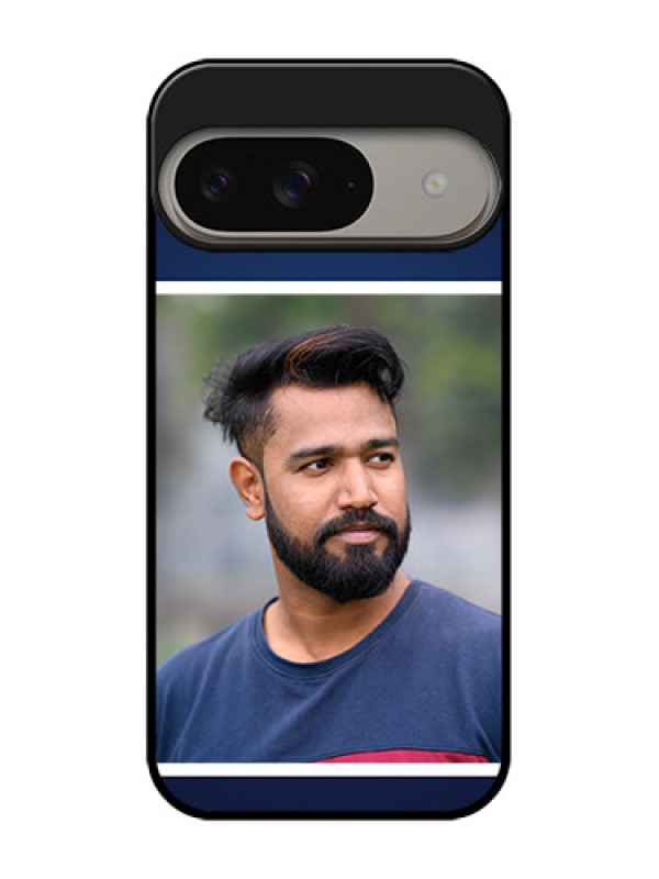 Custom Google Pixel 9 5G Custom Metal Phone Case - Simple Royal Blue Design