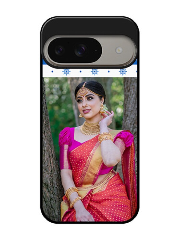 Custom Google Pixel 9 5G Custom Metal Phone Case - Snow Pattern Design