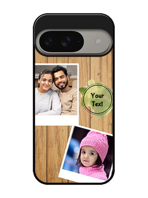Custom Google Pixel 9 5G Custom Metal Phone Case - Wooden Texture Design