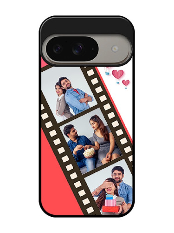 Custom Google Pixel 9 5G Custom Metal Phone Case - 3 Image Holder With Film Reel
