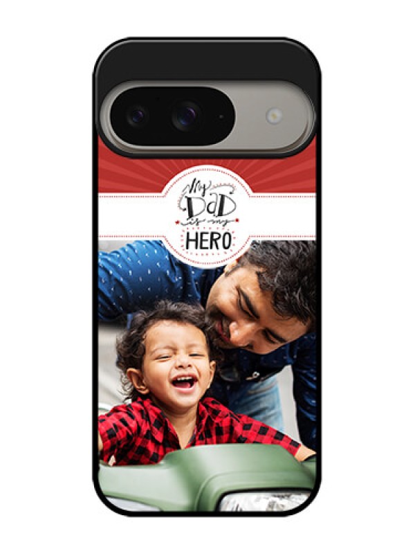 Custom Google Pixel 9 5G Custom Metal Phone Case - My Dad Hero Design