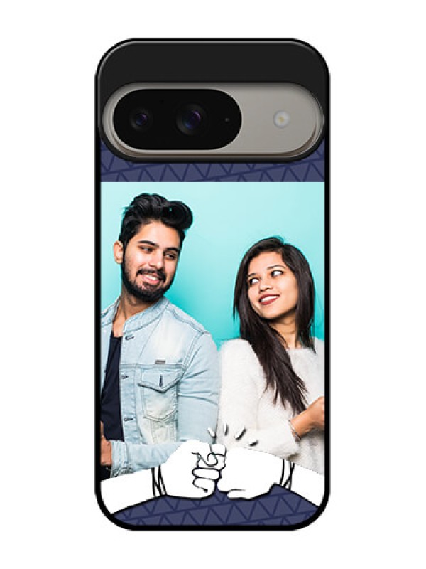 Custom Google Pixel 9 5G Custom Metal Phone Case - With Best Friends Design