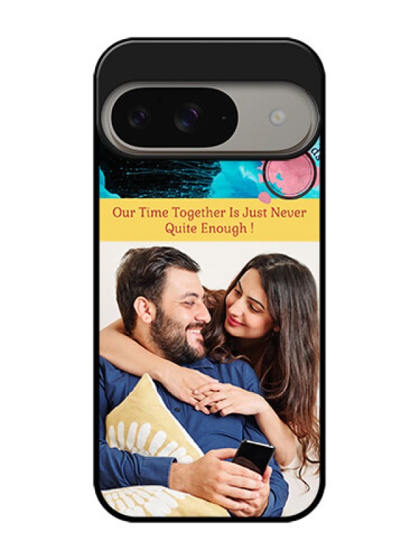 Custom Google Pixel 9 5G Custom Metal Phone Case - Quote With Acrylic Painting Design