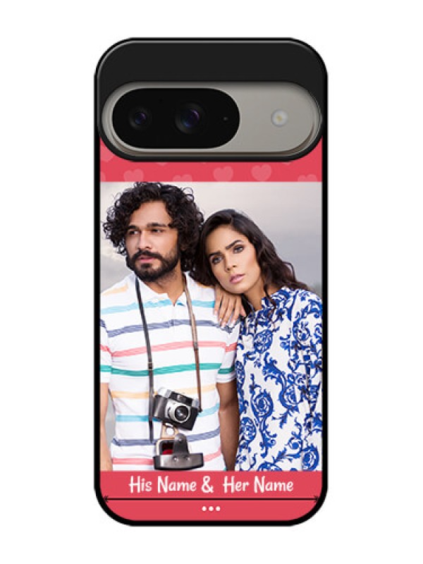 Custom Google Pixel 9 5G Custom Metal Phone Case - Simple Love Design