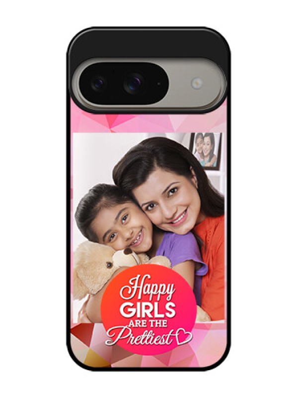 Custom Google Pixel 9 5G Custom Metal Phone Case - Abstract Triangle Design