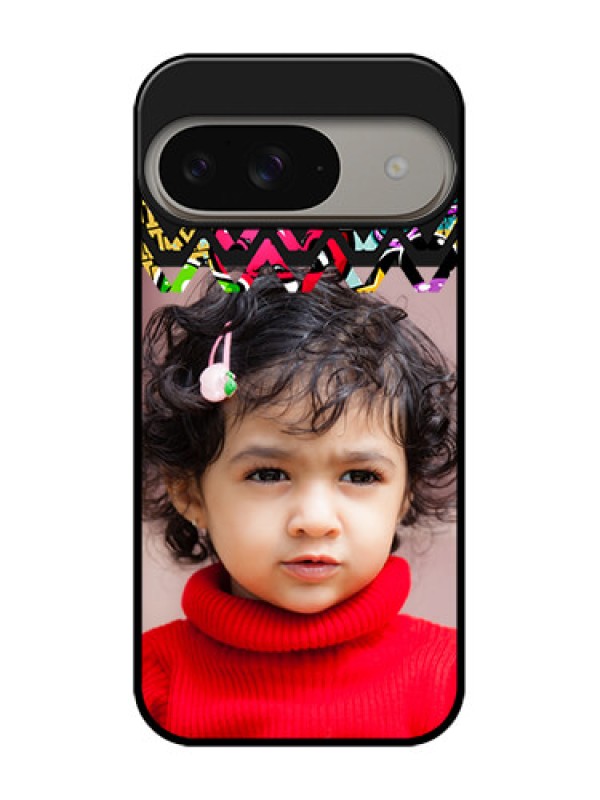 Custom Google Pixel 9 5G Custom Metal Phone Case - Neon Abstract Design