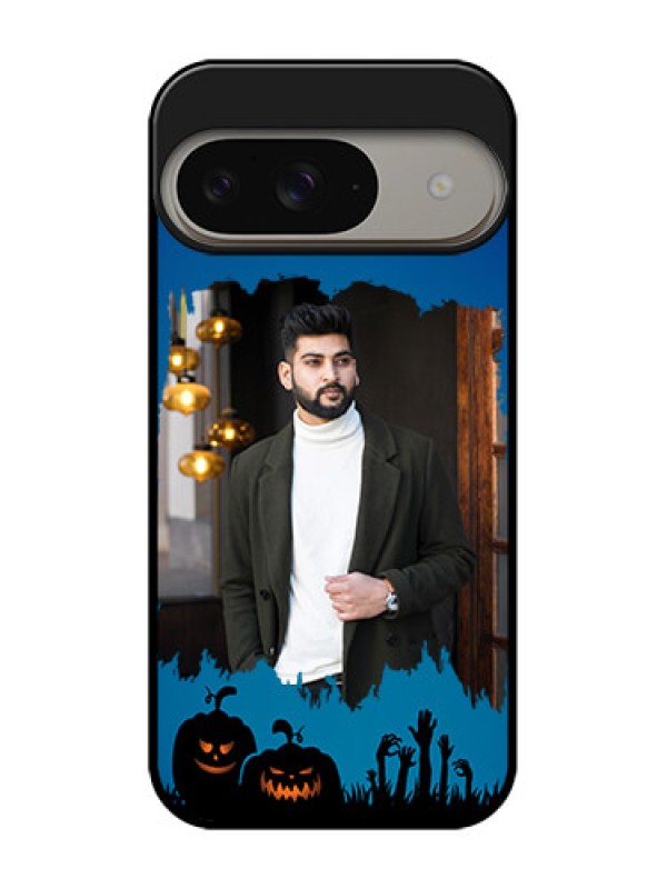 Custom Google Pixel 9 5G Custom Metal Phone Case - With Pro Halloween Design