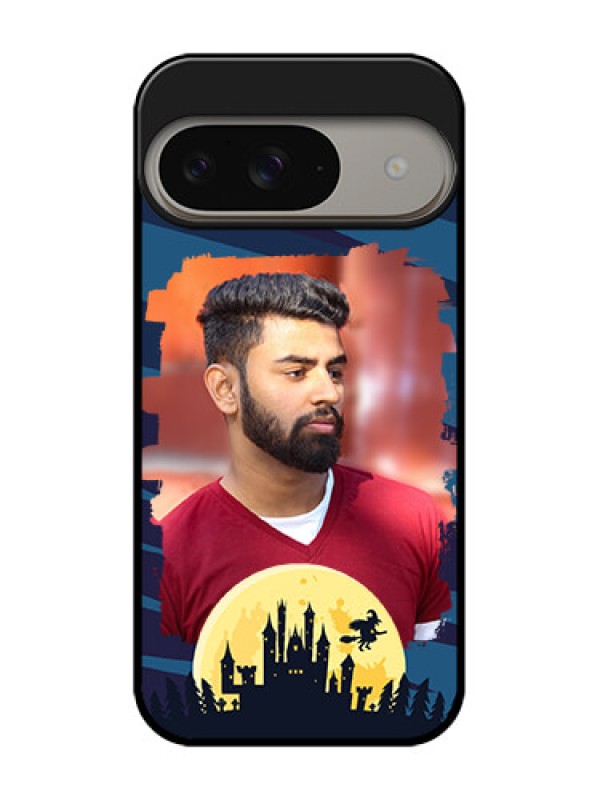 Custom Google Pixel 9 5G Custom Metal Phone Case - Halloween Witch Design