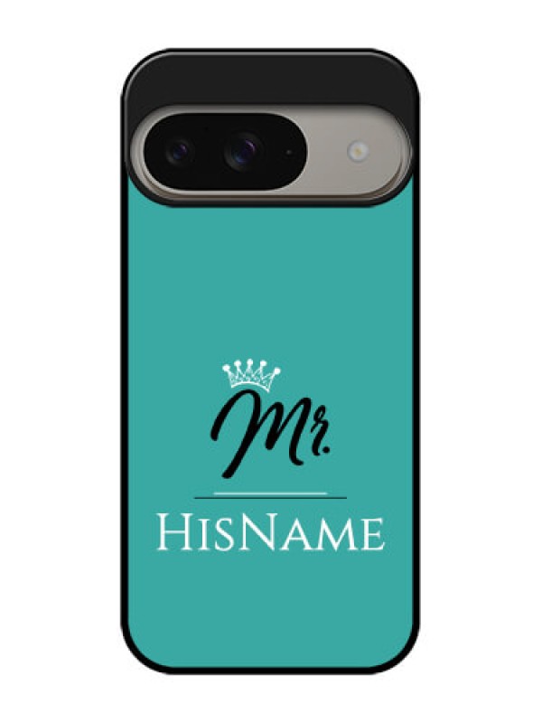 Custom Google Pixel 9 5G Custom Metal Phone Case - Mr With Name Design