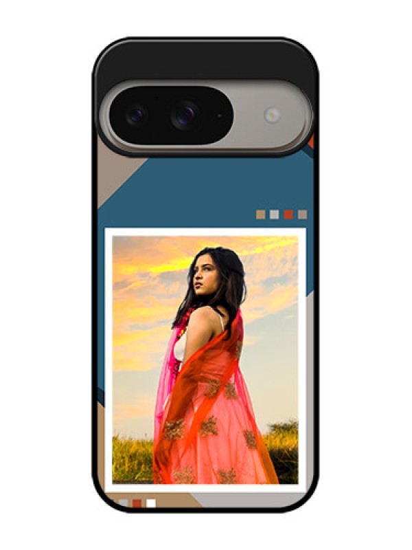 Custom Google Pixel 9 5G Custom Metal Phone Case - Retro Color Pallet Design