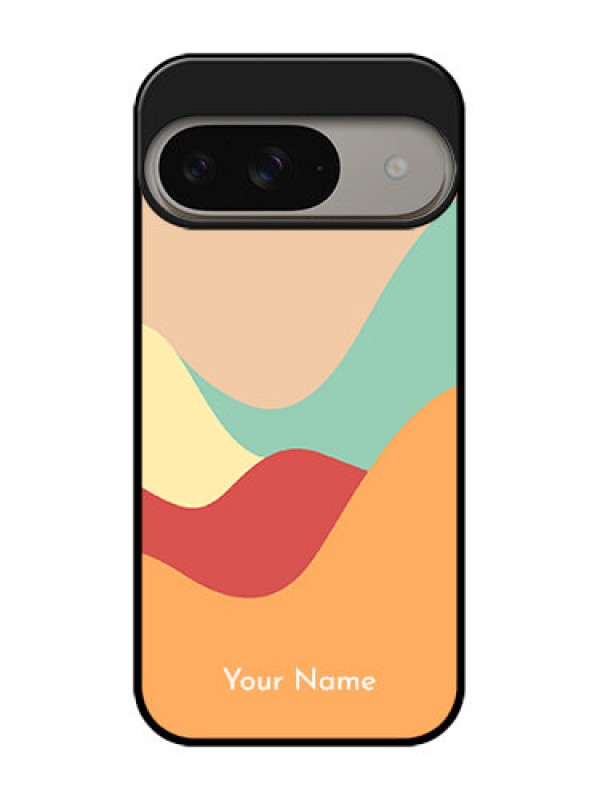 Custom Google Pixel 9 5G Custom Metal Phone Case - Ocean Waves Multi - Colour Design